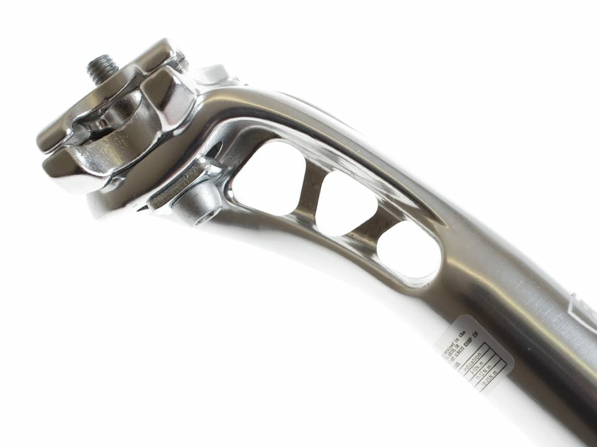 BLB Brick Lane Bikes Tige De Selle Cobra 27.2mm - Argenté 2 BLB Brick Lane Bikes Tige De Selle Cobra 27.2mm - Argenté – Image 2