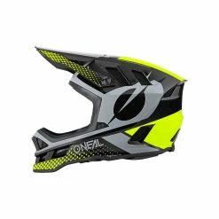 Oneal Blade Polyacrylite Helmet Ace - Casque Fullface - Noir/jaune Fluo -Vélos Soldes 0453 55l