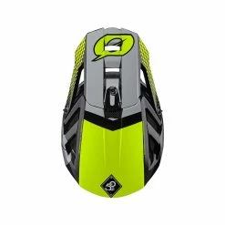 Oneal Blade Polyacrylite Helmet Ace - Casque Fullface - Noir/jaune Fluo -Vélos Soldes 0453 55t