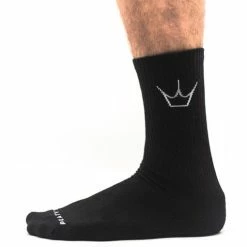 Peaty's Chaussettes Shredsock - Black Crown -Vélos Soldes 04 PE PPW SOCK BLK 10