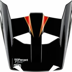 100% Aircraft Replacement Visor - Knox/Black