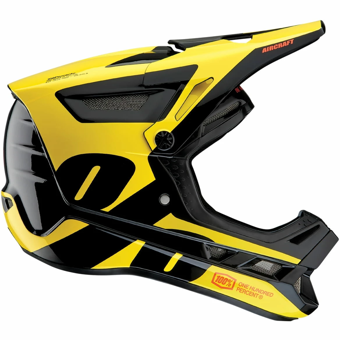 100% Casque Aircraft Composite - LTD Neon Yellow 1 100% Casque Aircraft Composite - LTD Neon Yellow