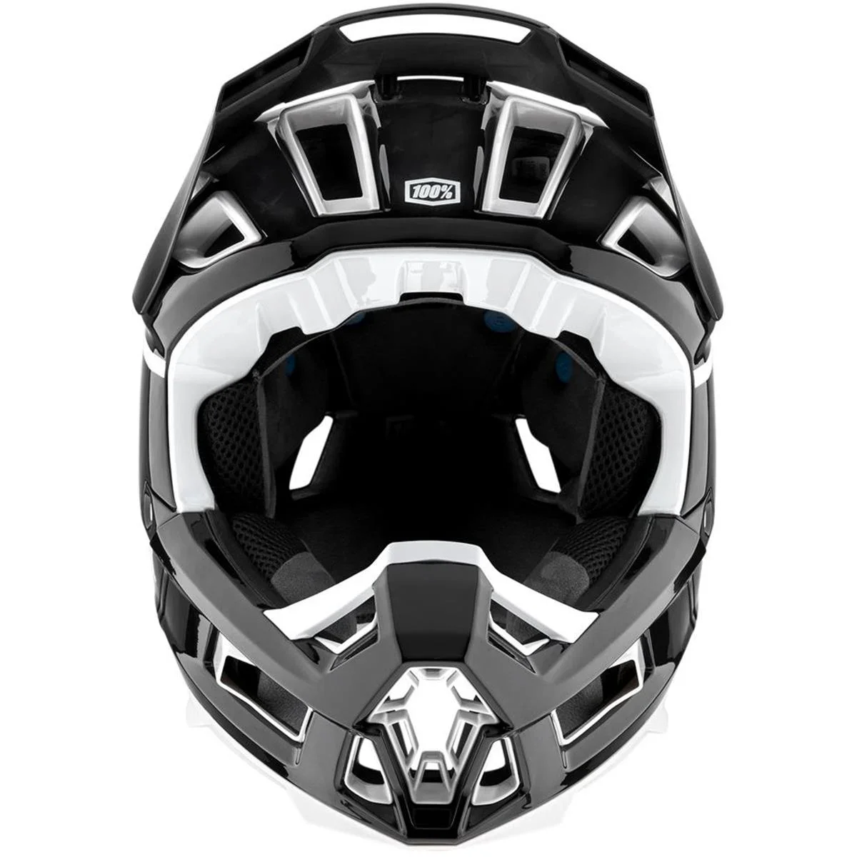 100% Casque Aircraft 2 - Black/white 2 100% Casque Aircraft 2 - Black/white – Image 2