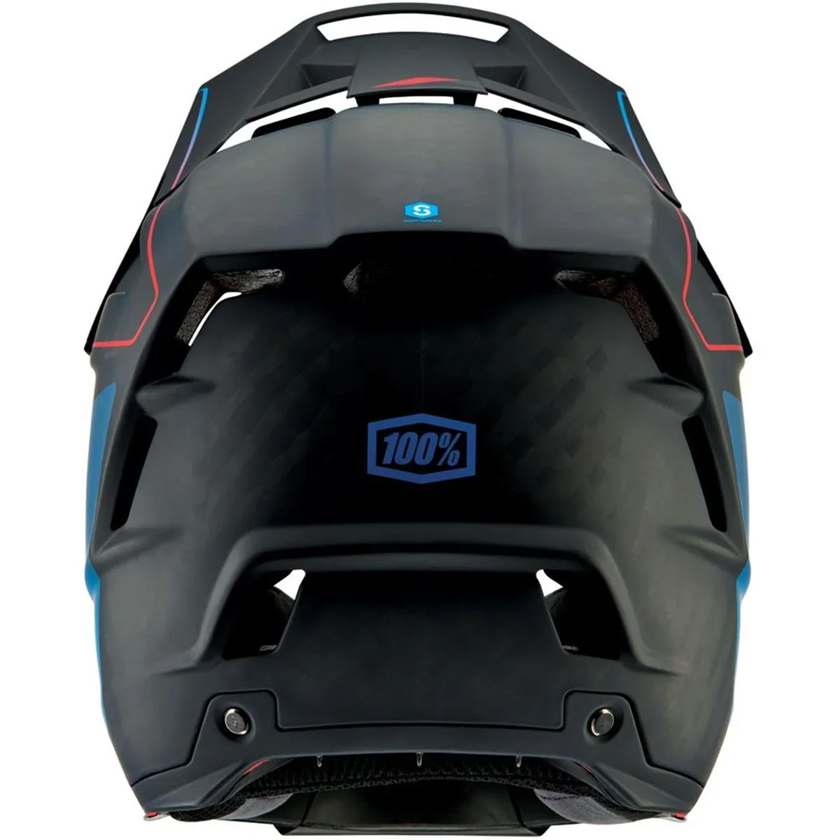 100% Casque Aircraft 2 - Stahl Blue/Neon Red 3 100% Casque Aircraft 2 - Stahl Blue/Neon Red – Image 3