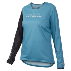 Oneal ELEMENT FR Women's MTB Jersey HYBRID V.23 Ice Blue/black