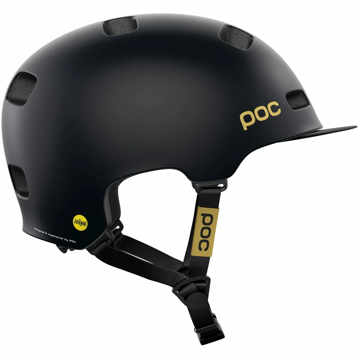 POC Casque Crane MIPS Fabio Edition - Noir Uranium Mat/doré 6 POC Casque Crane MIPS Fabio Edition - Noir Uranium Mat/doré – Image 6
