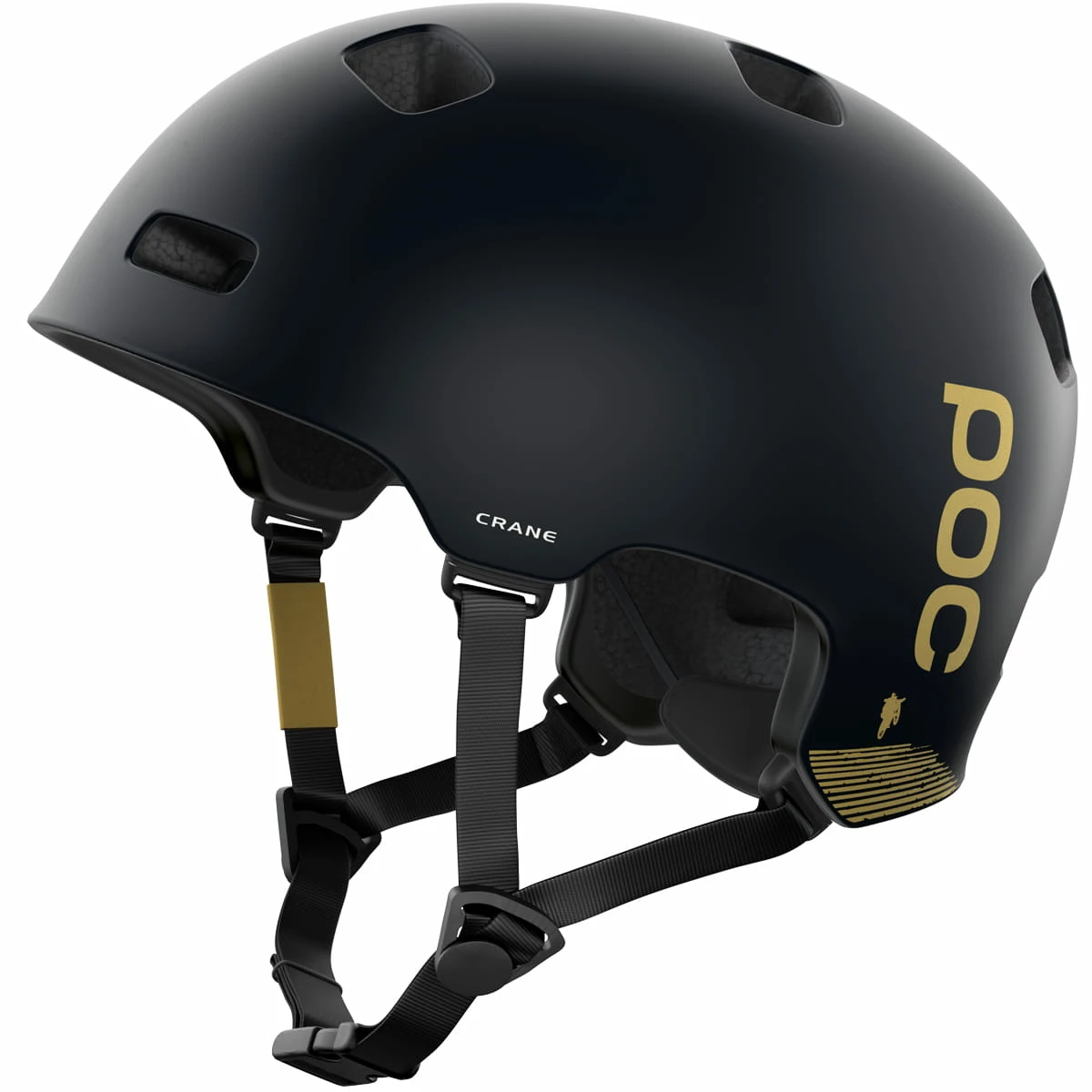 POC Casque Crane MIPS Fabio Edition - Noir Uranium Mat/doré 2 POC Casque Crane MIPS Fabio Edition - Noir Uranium Mat/doré – Image 2