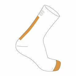 Sportful Chaussettes Pour Femmes BFP 12 - Blanc/Or
