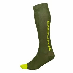 Endura Chaussettes De Protection Tibia SingleTrack - Vert