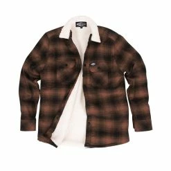 LOOSE RIDERS Veste En Flanelle - Bronze