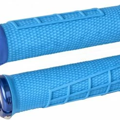 ODI Grips Poignées Elite Flow Lock On - Bleu