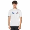 Oakley Tee Marble Ellipse - Blanc