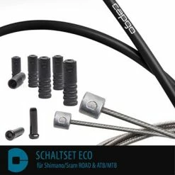 CAPGO Kit De Changement De Vitesse ECO Pour Shimano/Sram ROAD & ATB/MTB - Noir