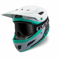 Giro Casque Disciple Mips DH - Turquoise/Gris -Vélos Soldes 200189021 Giro H DiscipleMIPS MatteGreyTurquoise 34 Goggles