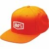 100% Casquette Snapback Icon AJ Fit - Orange
