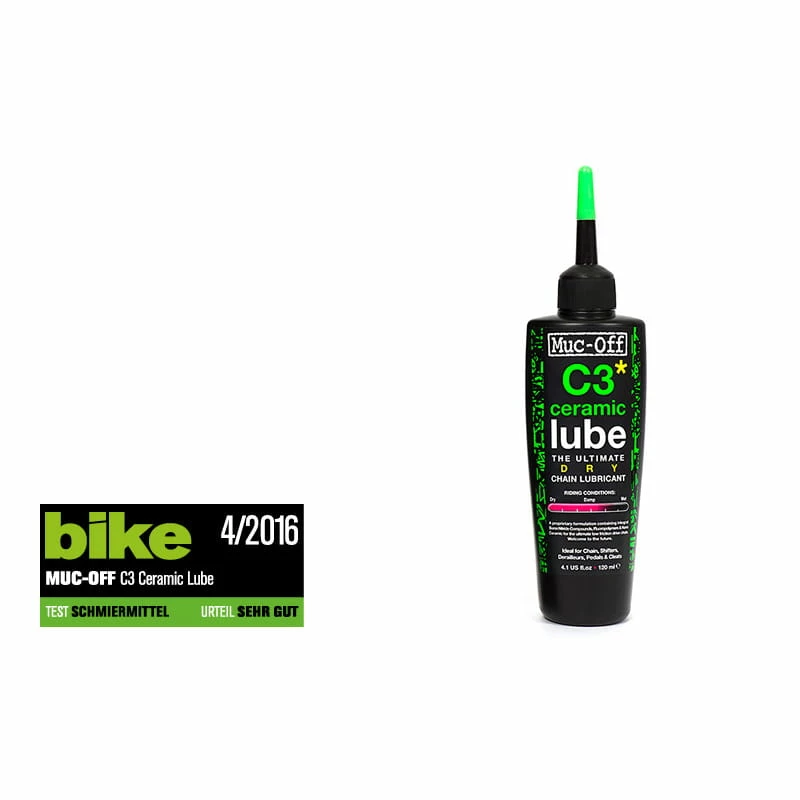 Muc-Off Lubrifiant Pour Chaînes C3 Dry Ceramic Lube 3 Muc-Off Lubrifiant Pour Chaînes C3 Dry Ceramic Lube – Image 3