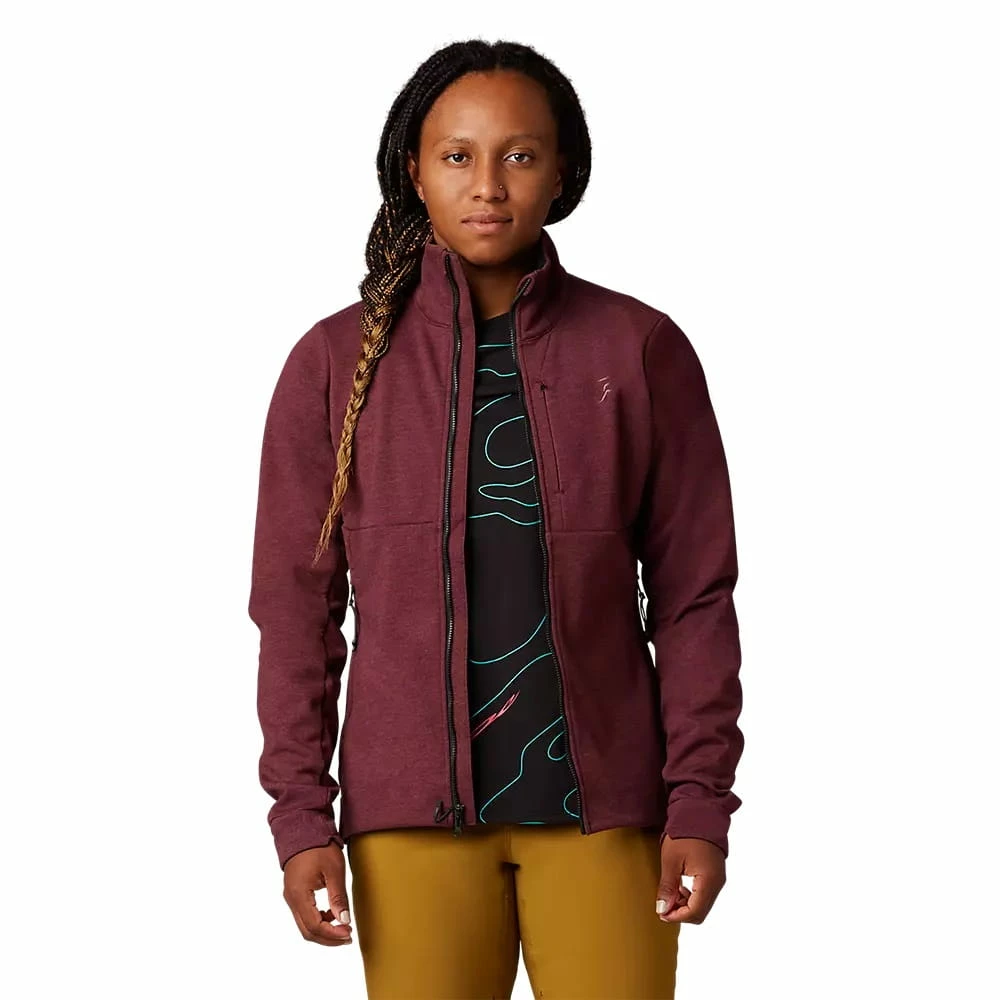 Fox Racing Womens Ranger Fire Jacket - Marron Foncé 4 Fox Racing Womens Ranger Fire Jacket - Marron Foncé – Image 4