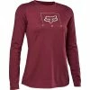 Fox Racing Womens Ranger Dr Mid Long Sleeve Jersey - Dark Maroon
