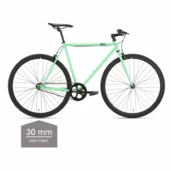 6KU Milan 2 Singlespeed/Fixed Bike - Jantes En V Profond De 30 Mm