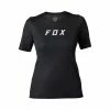 Fox Racing Femmes Ranger Maillot à Manches Courtes Moth - Noir