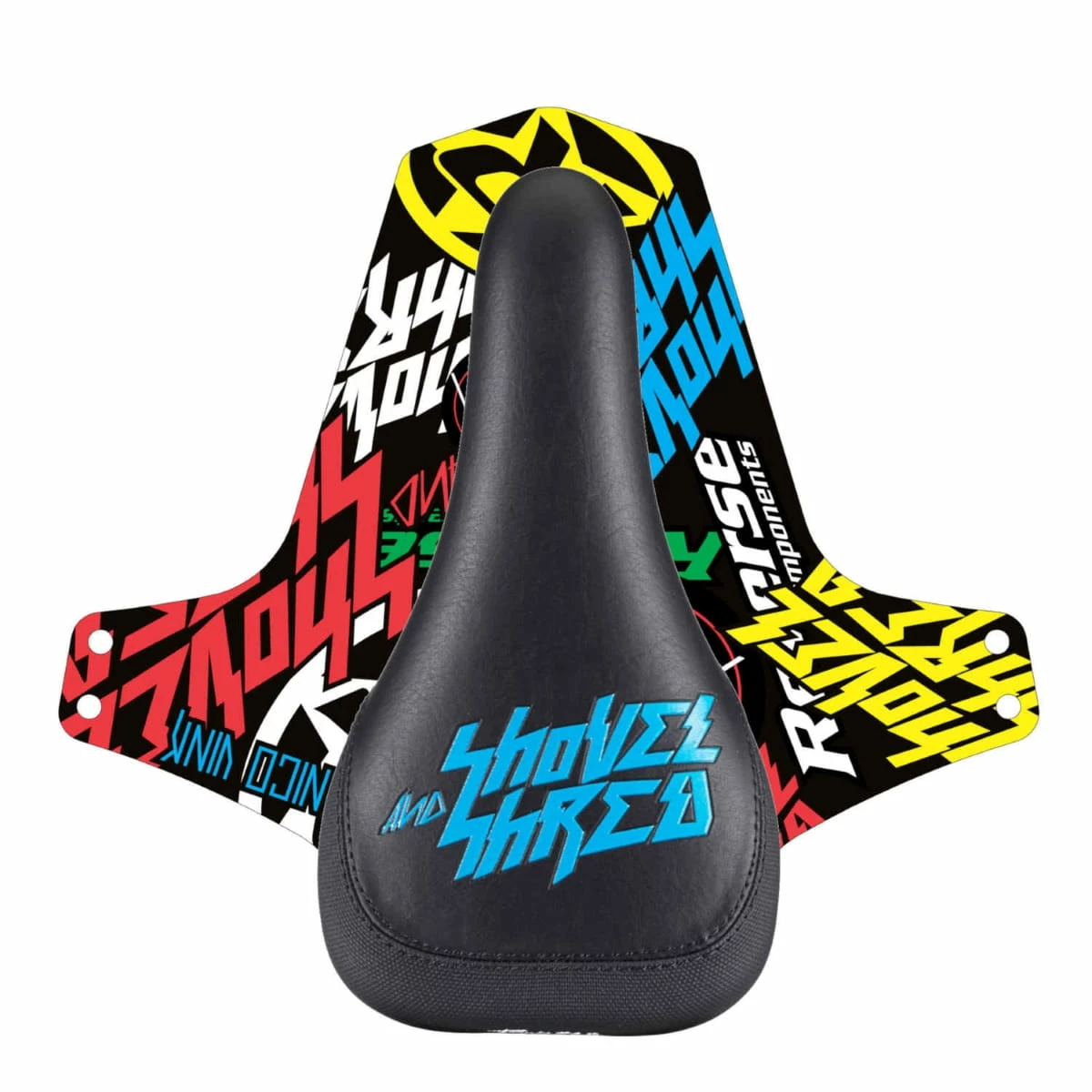 Reverse Selle Shovel & Shred - Noir/Bleu Clair 1 Reverse Selle Shovel & Shred - Noir/Bleu Clair