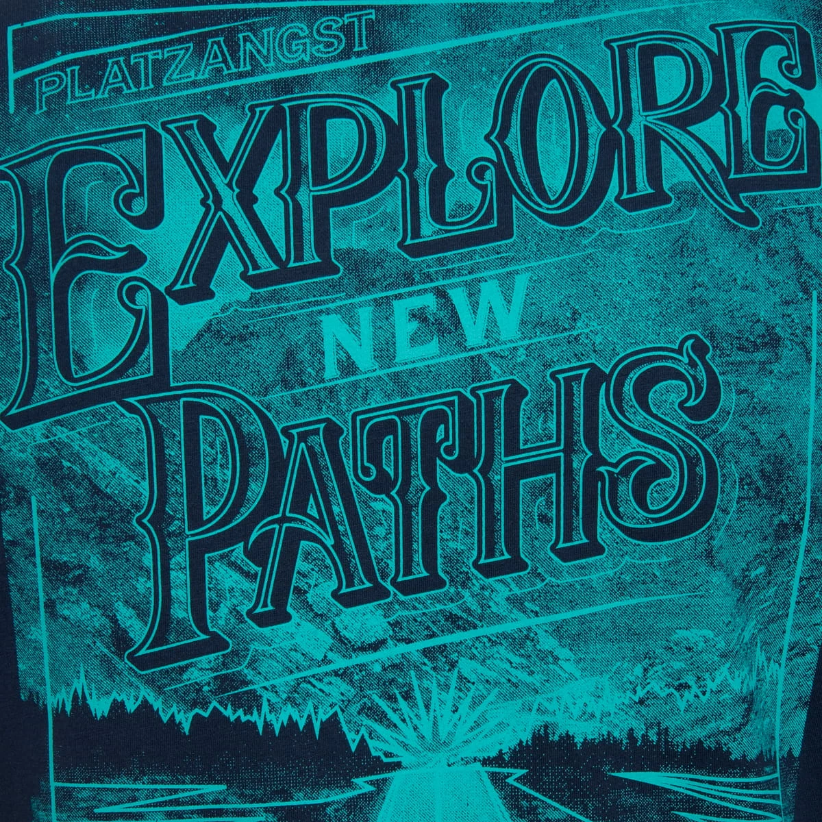 PLATZANGST T-Shirt Explore - Bleu 6 PLATZANGST T-Shirt Explore - Bleu – Image 6