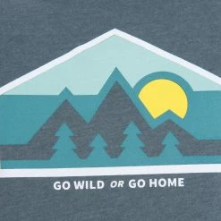 PLATZANGST T-Shirt Go Wild - Bleu 6 PLATZANGST T-Shirt Go Wild - Bleu -Vélos Soldes 4051053362160 0067