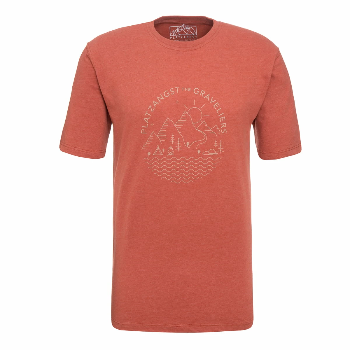 PLATZANGST T-Shirt Graveliers - Orange 1 PLATZANGST T-Shirt Graveliers - Orange