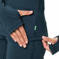 VAUDE Livigno Demi-zip II Pour Femmes - Dark Sea -Vélos Soldes 42060 179 d 2