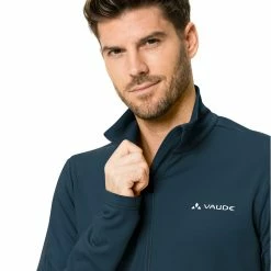 VAUDE Livigno Halfzip II Pull En Laine Polaire - Dark Sea -Vélos Soldes 42140 179 d 2