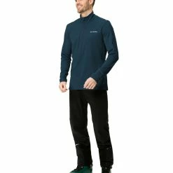 VAUDE Livigno Halfzip II Pull En Laine Polaire - Dark Sea -Vélos Soldes 42140 179 d 4