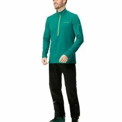 VAUDE Livigno Halfzip II Pull En Laine Polaire - Dusty Forest -Vélos Soldes 42140 217 d 4YQS8zFewRfkUh