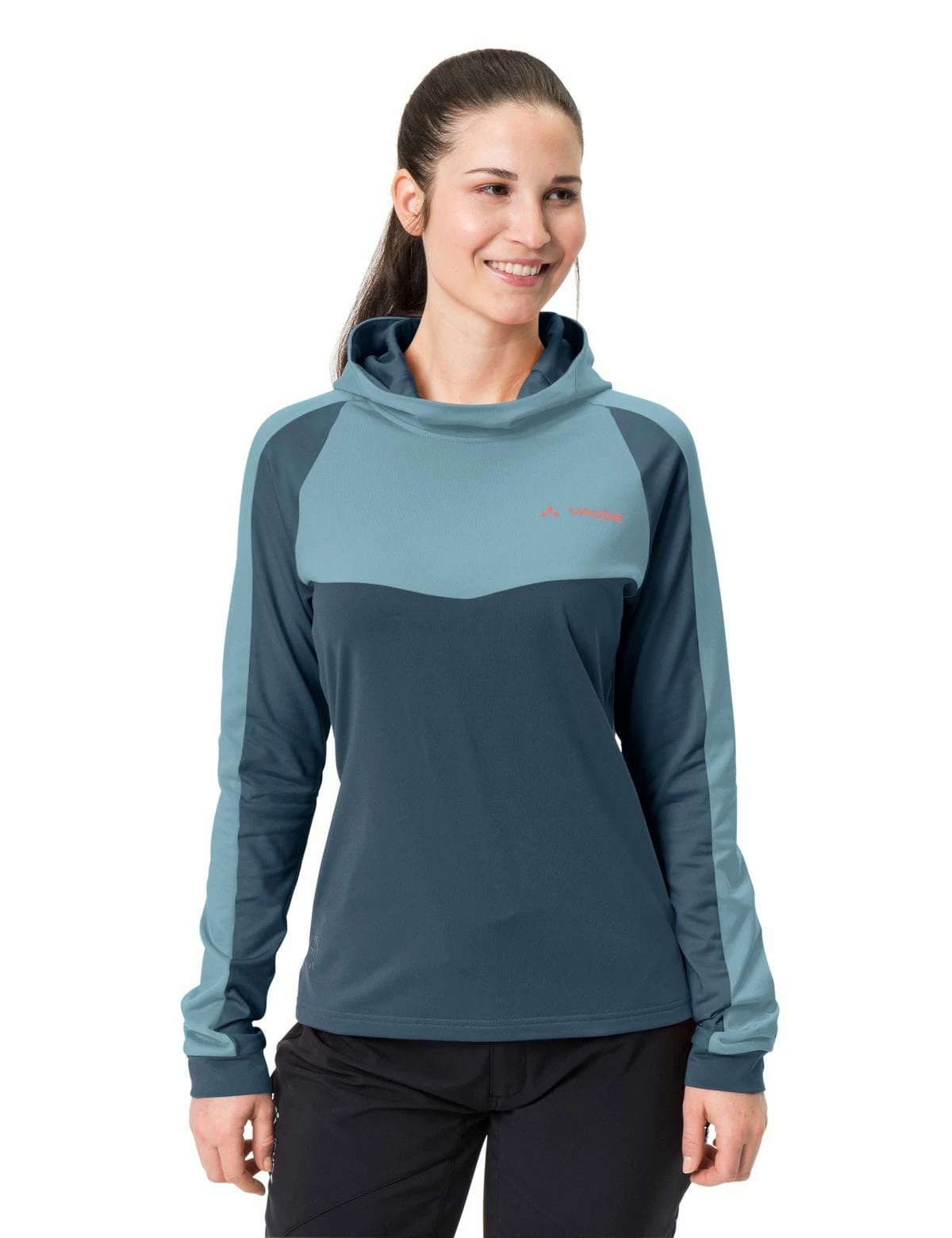 VAUDE T-shirt Manches Longues Femme Qimsa - Dark Sea 3 VAUDE T-shirt Manches Longues Femme Qimsa - Dark Sea – Image 3