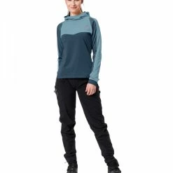 VAUDE T-shirt Manches Longues Femme Qimsa - Dark Sea 13 VAUDE T-shirt Manches Longues Femme Qimsa - Dark Sea -Vélos Soldes 42932 179 d 4