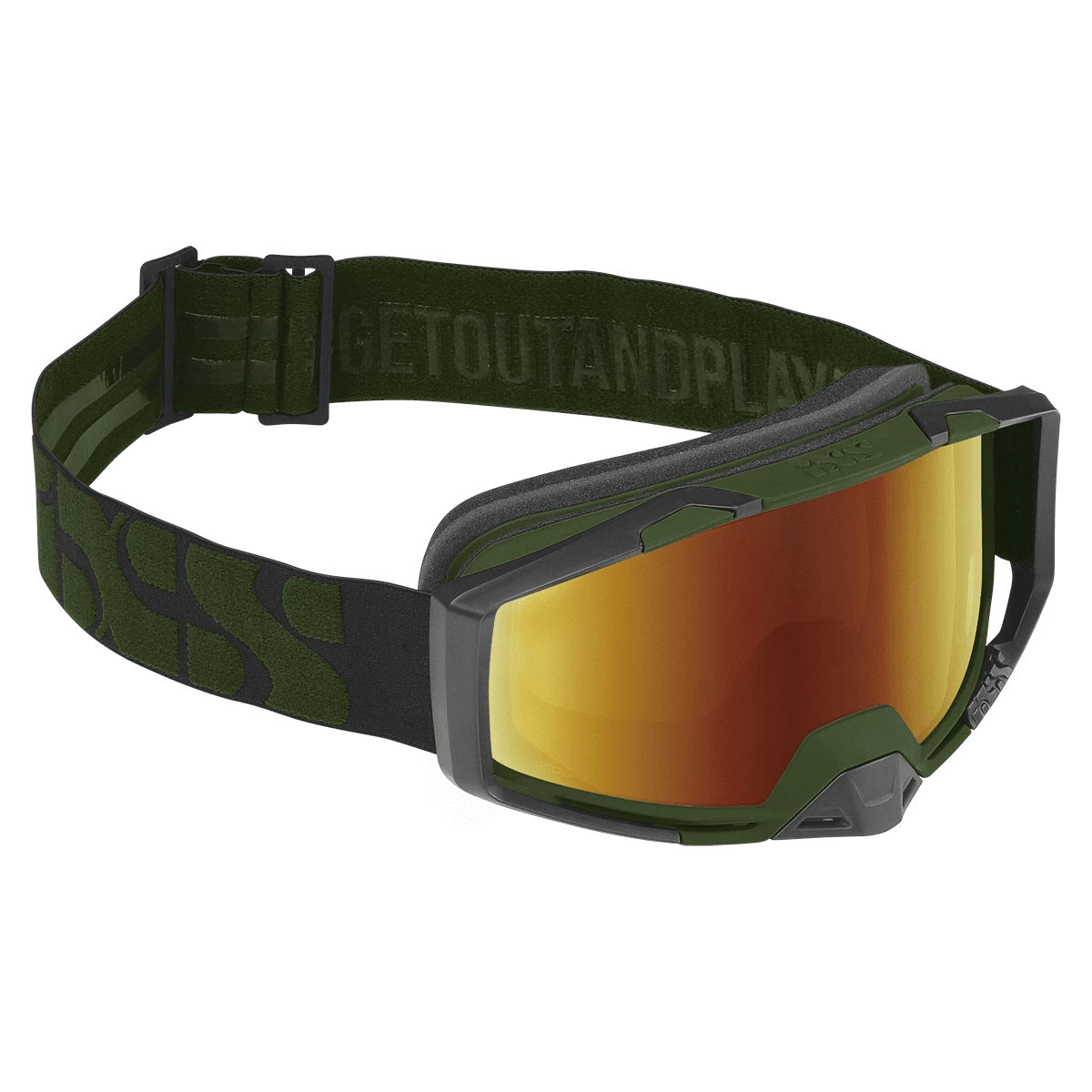 IXS Trigger Goggle Mirror - Olive/Mirror Gold 1 IXS Trigger Goggle Mirror - Olive/Mirror Gold