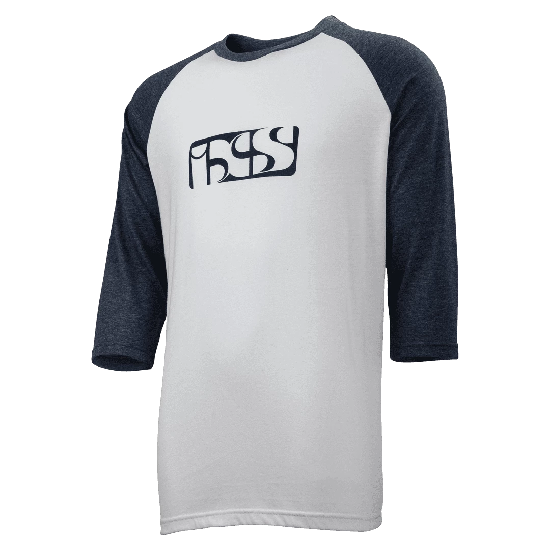 IXS T-shirt Brand Tee 3/4 6.1 - Blanc/Bleu 1 IXS T-shirt Brand Tee 3/4 6.1 - Blanc/Bleu