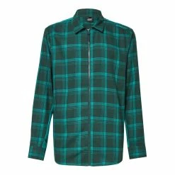 Oakley Bonfire Full Zip LS - Bayberry Check