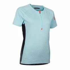ION Tee Half Zip SS Traze AMP - Bleu - Femmes