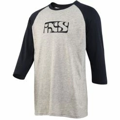 IXS T-shirt Brand Tee 3/4 6.1 - Camel/Noir
