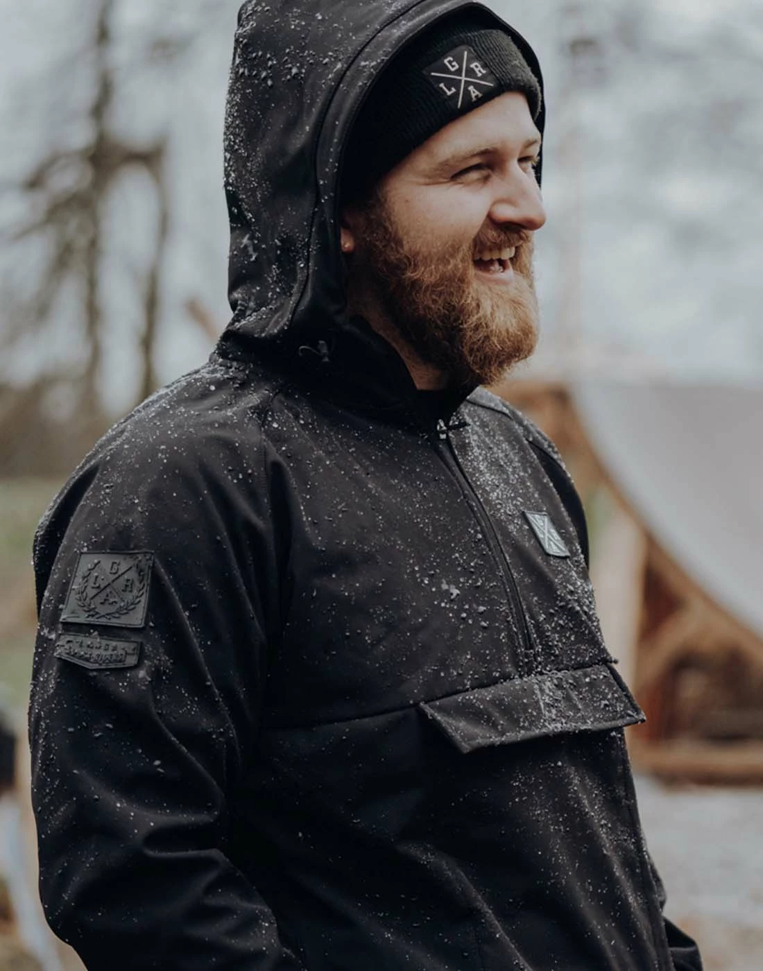 LOOSE RIDERS Anorak C/S BlackLabel Weatherproof Softshell - Noir 2 LOOSE RIDERS Anorak C/S BlackLabel Weatherproof Softshell - Noir – Image 2