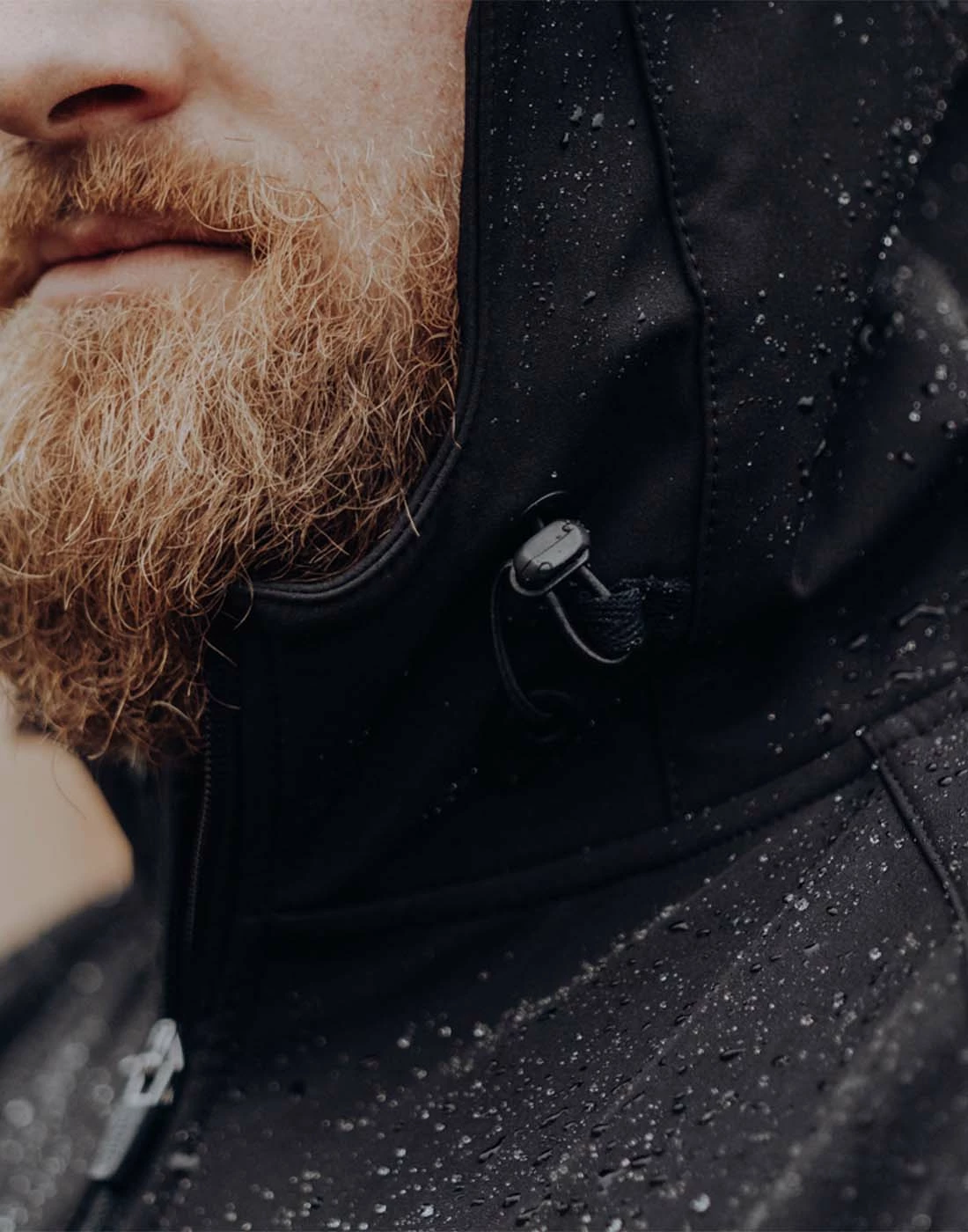 LOOSE RIDERS Anorak C/S BlackLabel Weatherproof Softshell - Noir 6 LOOSE RIDERS Anorak C/S BlackLabel Weatherproof Softshell - Noir – Image 6