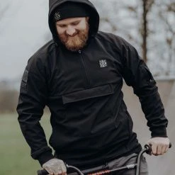 LOOSE RIDERS Anorak C/S BlackLabel Weatherproof Softshell - Noir 15 LOOSE RIDERS Anorak C/S BlackLabel Weatherproof Softshell - Noir -Vélos Soldes 7871 8b