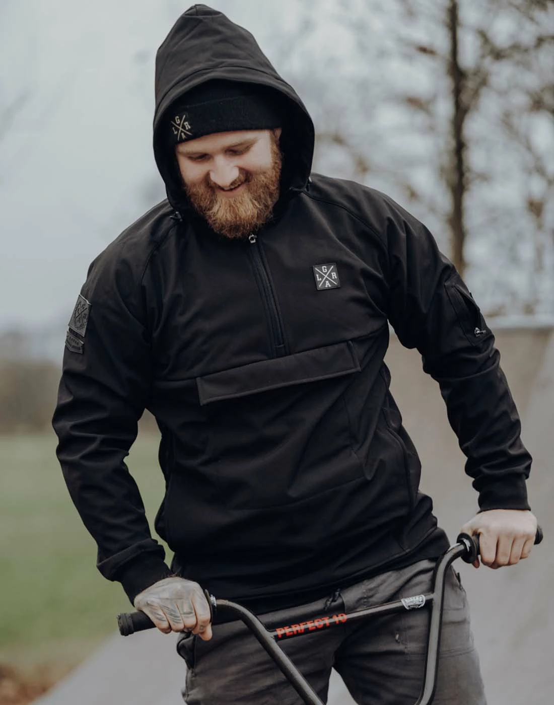 LOOSE RIDERS Anorak C/S BlackLabel Weatherproof Softshell - Noir 8 LOOSE RIDERS Anorak C/S BlackLabel Weatherproof Softshell - Noir – Image 8