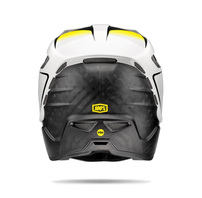 100% Aircraft Mips Casque Fullface - Bi-Turbo White 2 100% Aircraft Mips Casque Fullface - Bi-Turbo White – Image 2