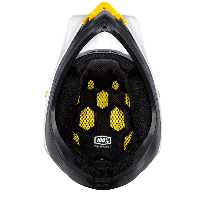 100% Aircraft Mips Casque Fullface - Bi-Turbo White 4 100% Aircraft Mips Casque Fullface - Bi-Turbo White – Image 4