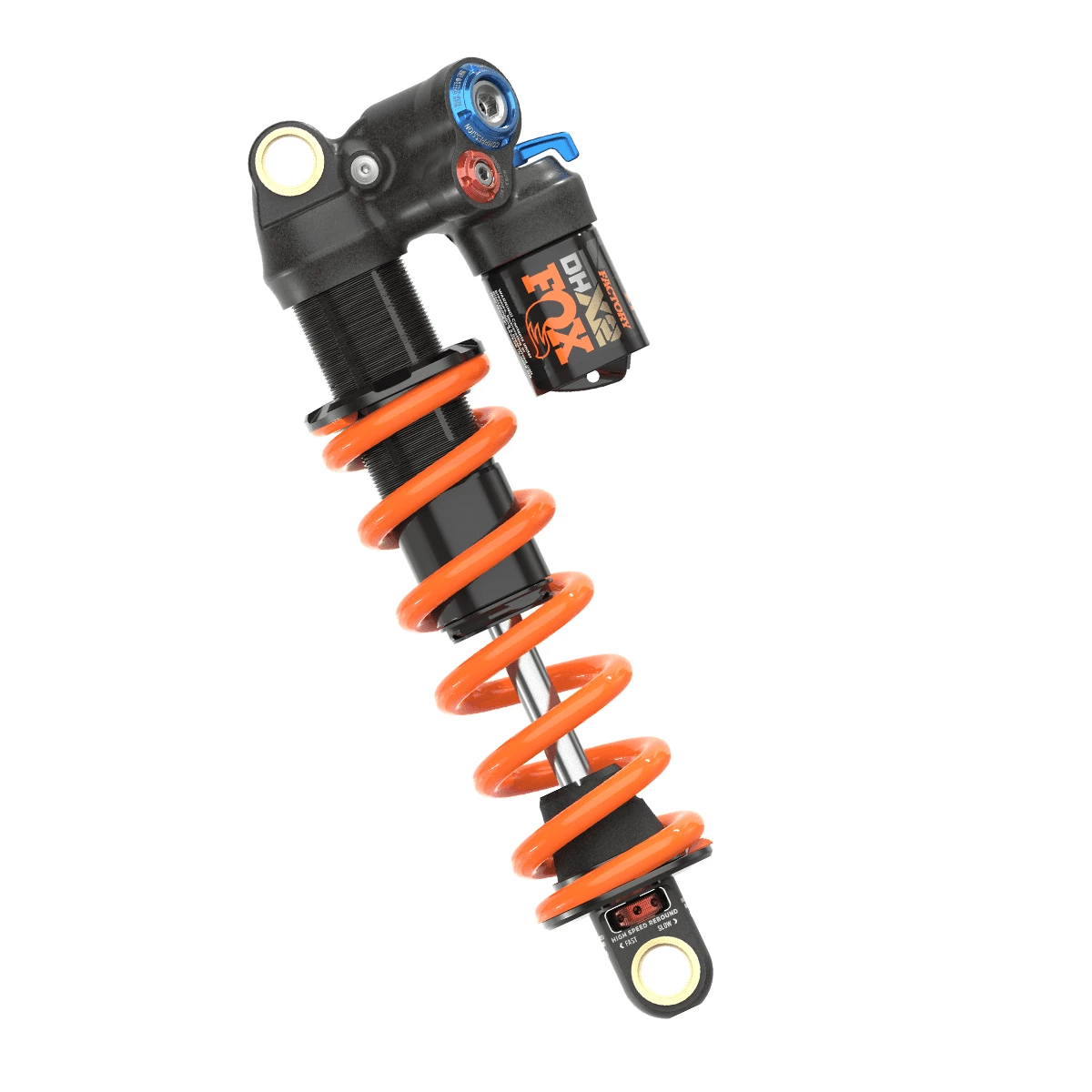 Fox Shox DHX2 Factory 2pos Standard Shock - Black/Orange 1 Fox Shox DHX2 Factory 2pos Standard Shock - Black/Orange