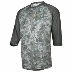 IXS Maillot Vibe 8.1 - Vert Olive/Camo - Manches 3/4
