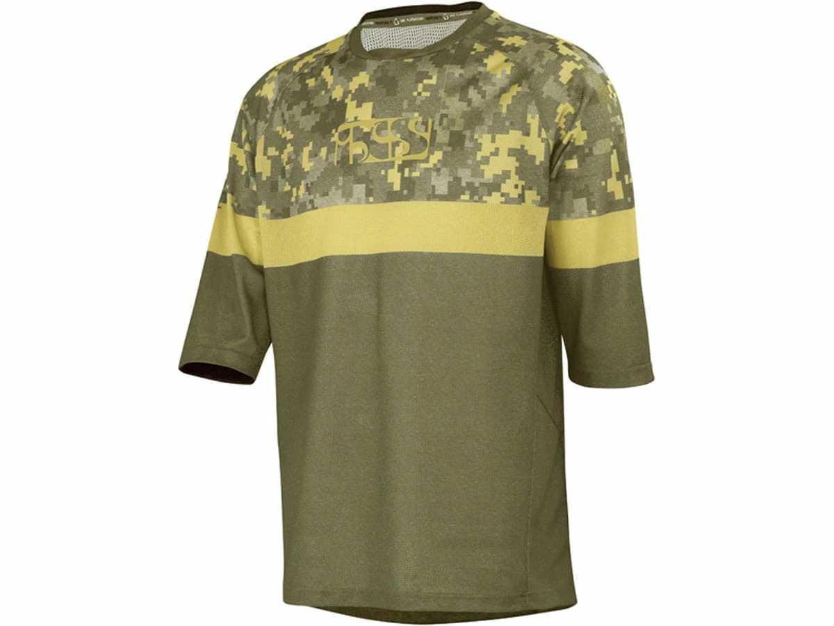 IXS Maillot Carve Air - Vert Olive/Camo - 3/4 1 IXS Maillot Carve Air - Vert Olive/Camo - 3/4