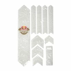 AMS - All Mountain Style Autocollant De Protection Pour Cadre Extra - Red Bull Rampage Blanc