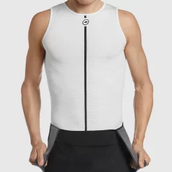 Assos Summer NS Skin Layer Sans Manches Holy White -Vélos Soldes ASSOS P11 40 428 57 31